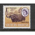 SOUTHERN RHODSIA 1964 1d AFRICAN BUFFALO SG 93 ...