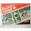 1977 programme Manchester United v. Newcastle U...