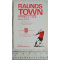 1990 programme Raunds Town v. Cogenhoe United