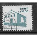 BRAZIL 1986 BUILDINGS 10CZ BLUE ST LAWRENCE OF ...