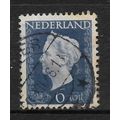 NETHERLANDS 1947 6c BLUE QUEEN WILHELMINA SG 64...