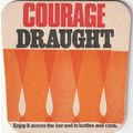 BEER MAT - COURAGE AUSTRALIA - DRAUGHT - (Cat N...