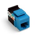Leviton 5G108-RL5 GIGAMAX CAT 5E UTP JACK, BLUE