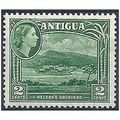 Antigua 1953 SG122 2c Green Unmounted Mint
