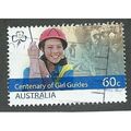 AUS 2010 60c '100TH ANN OF GIRLGUIDING' FINE US...