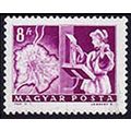 Hungary 1964 Postal Service 8Ft Used Stamp