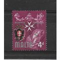 Malta.SG336 4d Knights of Malta.Fine Used.July19