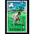 British Guiana 1968 Sport Cricket 5c Used Stamp