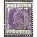 Cyprus 1904 SG63 30pa Purple & Green Fine Used ...