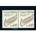 2453 5c Canoe Fine MNH Dry Gum CNP Left 1 W0568
