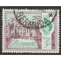 Bermuda 1962 SG177 5/- Brown-Purple & Blue-Gree...