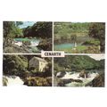 CENARTH, WALES multi view. vintage .unused post...