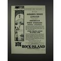 1932 Rock Island Railroad Ad - Garden of Allah