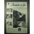 1951 Canadian National Railways Ad - Provinces by Sea
