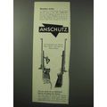 1962 Anschutz Super Match and Match Rifles Ad