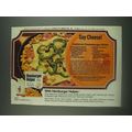 1985 Betty Crocker Hamburger Helper Ad - California Cheeseburger Skillet Recipe
