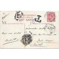 Ceylon to France 1905 Postage Due nicely tied