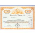 New Jersey na Stock Certificate-Company:  Spira...