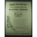 1954 Esso Extra Petrol Ad - Today you can buy instant starting, anti-icing
