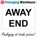 GE906 AWAY END SIGN STADIUM FOOTBALL PITCH FIEL...