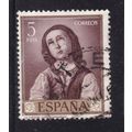 Spain La Virgen Nina 5pta Fine Used VGC