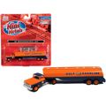 1960 Ford Tanker Truck Orange and Blue "Gulf Oi...