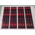 Tartan Bookmarks Book Markers Gift For Reader (X4)
