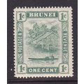 BRUNEI 1908-22 1c GREEN MINT SG35
