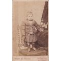 VICT. CDV PHOTO -BOY IN GIRLS CLOTHING BY H.W. ...
