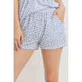 Women's Leopard Printed Terry Short Pants