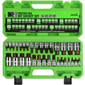 SWANLAKE 32 Piece Hex Bit Socket Set,Sae and Me...