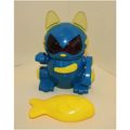 2001 McDonalds Robo Chi Pets Blue & Yellow Meow...