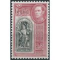 Ceylon 1938 SG396 2 Rupees Black & Carmine Moun...