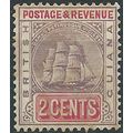 British Guiana 1900 SG234 2c Dull Purple & Carm...
