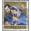 AUSTRALIA, CHRISTMAS, Nativity, gold & blue 196...