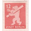 Germany 1945 - 12pf carmine red - Stadt Berlin ...