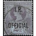 QV SGO14 OFFICIAL I.R. OFFICIAL 2 1/2d Purple Blue