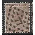 1865/1866 Michel 16 - fine used (o) - punt stem...