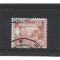 Burma.SG145 30p Elephant hauling log (Red).Fine...