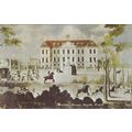 Colour Postcard - Painting of Belton House, Lin...