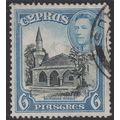 Cyprus Sg158 6pi Black & Blue fine used (B152)