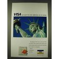 1989 VISA Card Ad - VISA as easy to use abroad ...