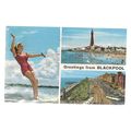 BLACKPOOL, LANCASHIRE. MULTIVIEW.. used vintage...