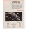 Rado watch vintage Full Page Print Ad October 1994