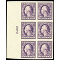 484, Mint XF LH 3¢ Plate Block of Six - A BEAUT...