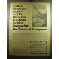 1975 National Lampoon Magazine Ad - In this les...