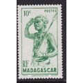 Madagascar 1946 Southern Dancer 10c SG 296 Mint...