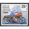 GUINEA BISSAU 1985 MOTORCYCLE YAMAHA CANCELLED