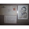 Bill Lundigan Original Fan Photo Pre printed Au...
