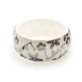 Acrylic Bangle w/ Loves & Flowers Bracelets - W...